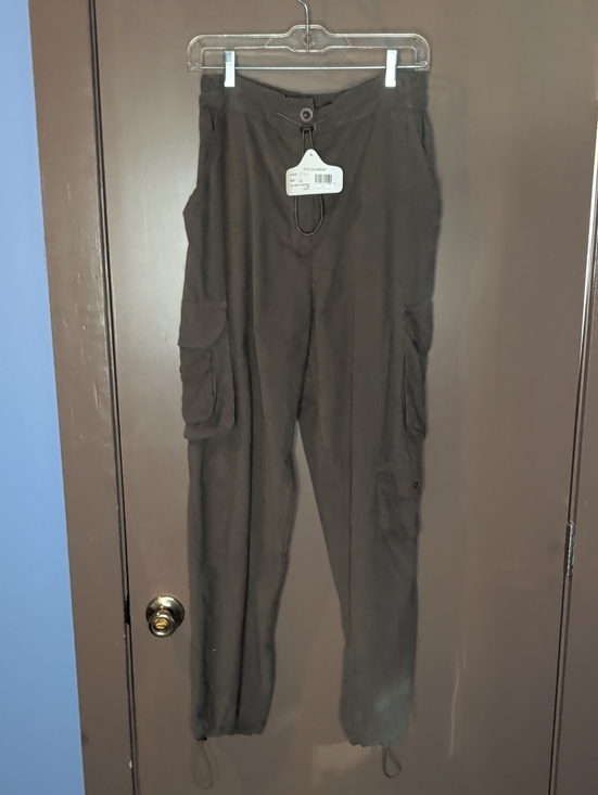 Angie Pants - Angie Green Cordory Cargo Jogger Pants